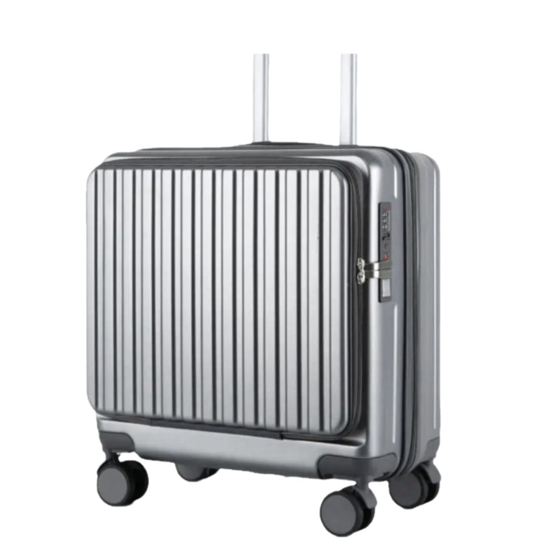 Unisex Lightweight High-Durability Hard-Shell Carry-On Suitcase Bowlift