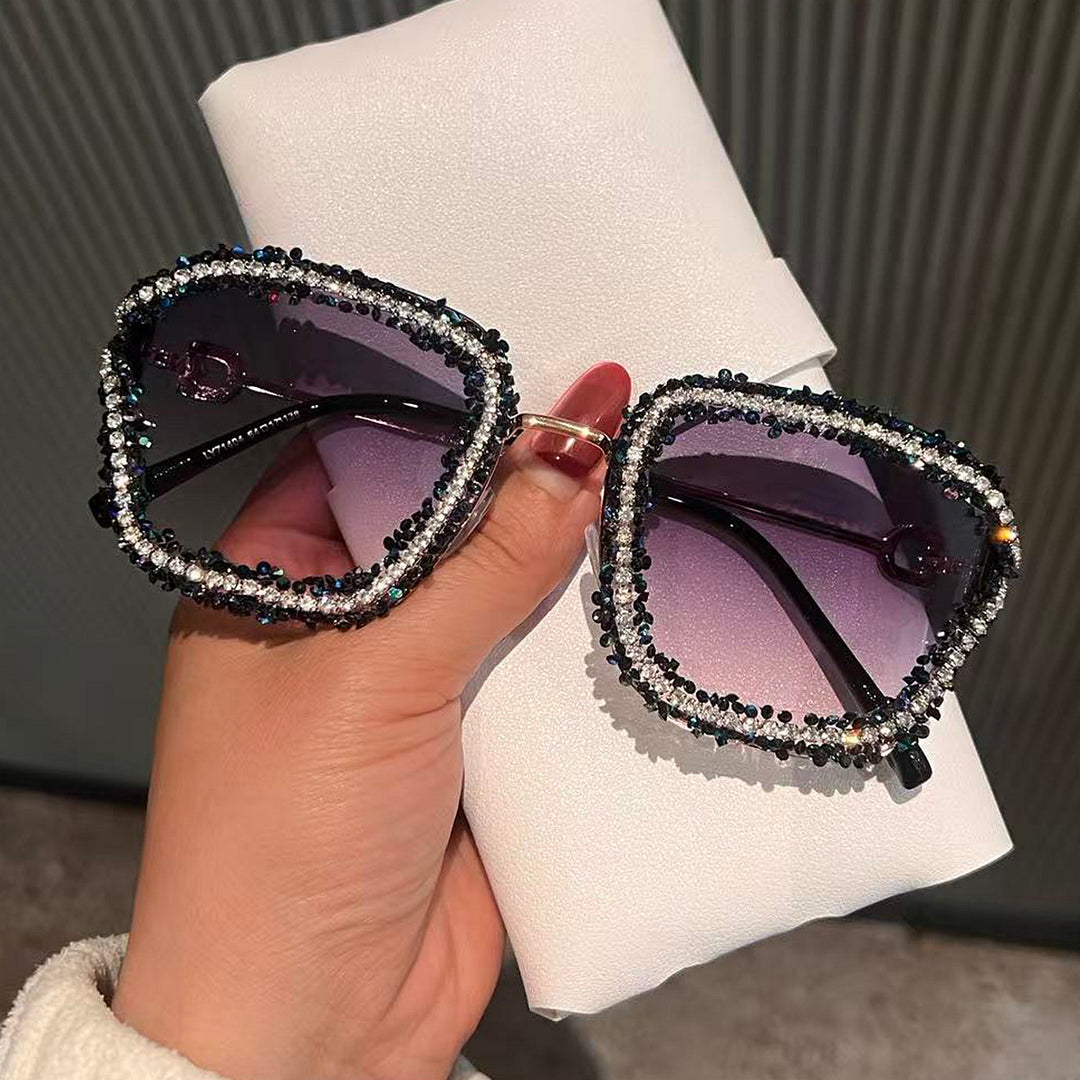 Women’s glamorous sunglasses with sparkling rhinestone embellishment Bowlift