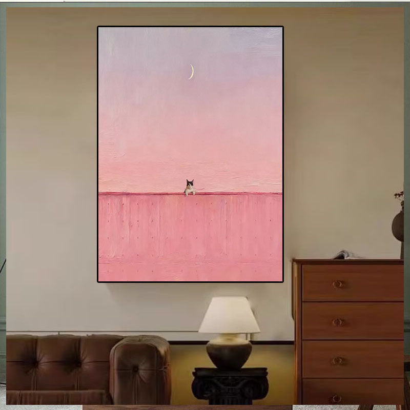 Minimalist Cat Art Print