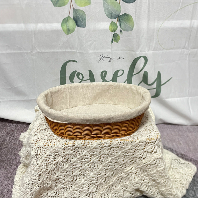 Cozy Woven Bread Basket Bowlift