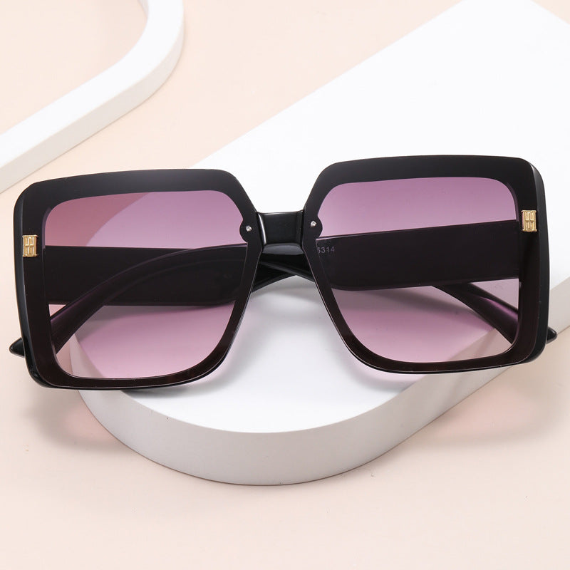 Women trendy oversized square sunglasses Bowlift