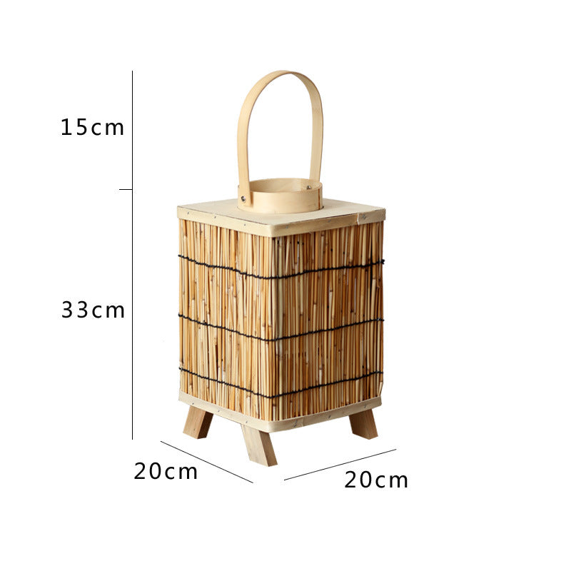 Artificial Rattan Lantern Bowlift