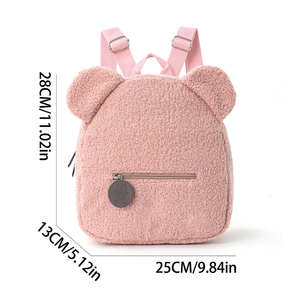 Plush Backpack with Animal Ears Bowlift