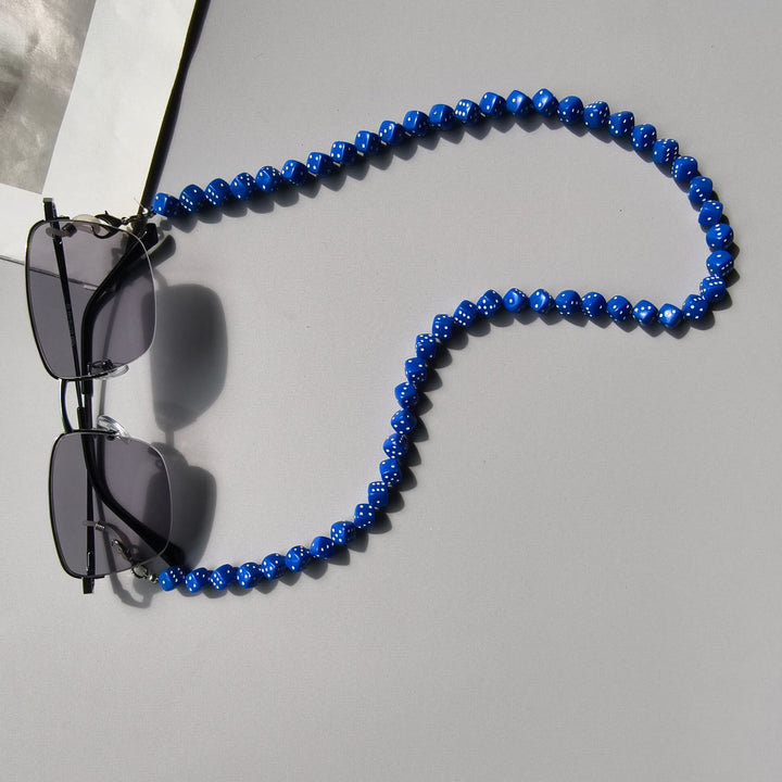Fashionable Glasses Chain Made of Colorful Beads Bowlift