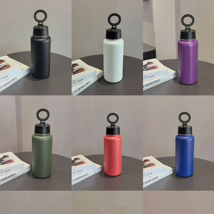 Unisex Sporty Stainless Steel Water Bottle Bowlift