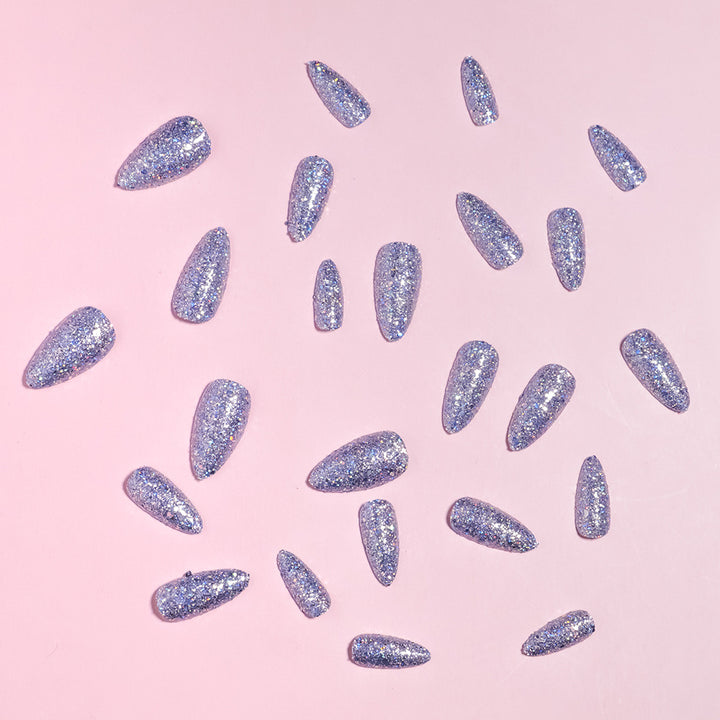 Glamorous Glittering Stiletto Nail Tips Bowlift
