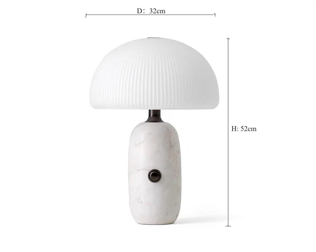 Elegant Marble Base Table Lamp