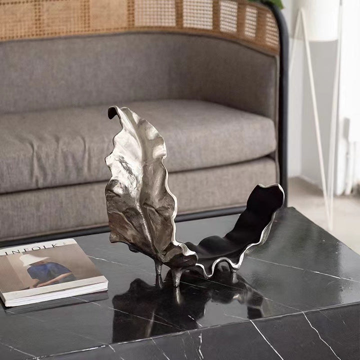 Decorative Leaf-Shaped Sculpture