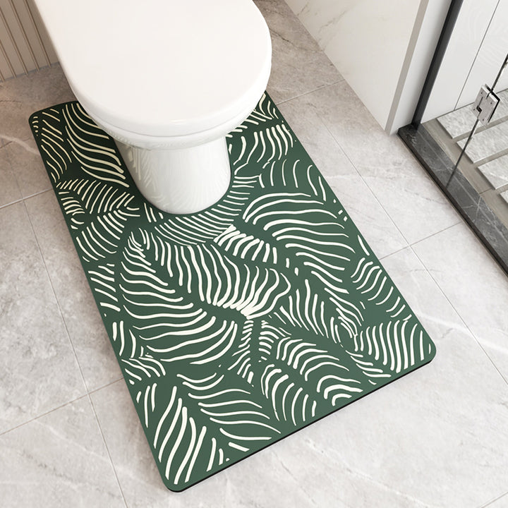 Decorative Bathroom Runner Mat Bowlift