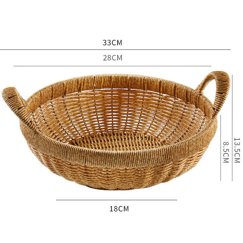 Unisex Practical Fruit and Vegetable Container with Two Handles Bowlift