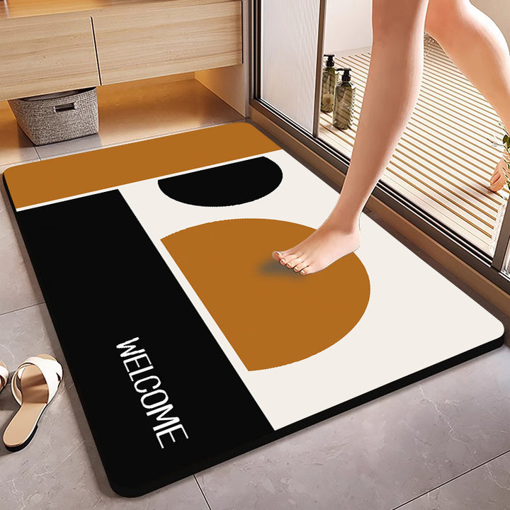 Modern Abstract Bath Mat Bowlift