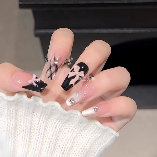 Press-On Nail Art Set Bowlift