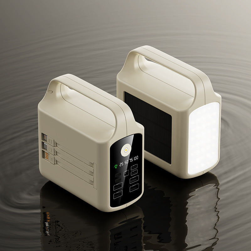 Portable Solar Powerbank with Multifunctional Charging Function Bowlift