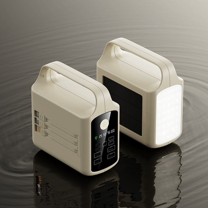 Portable Solar Powerbank with Multifunctional Charging Function Bowlift