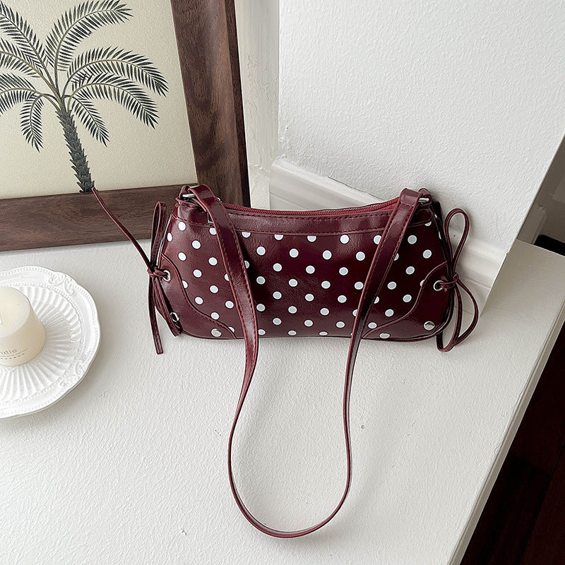 WoPolka Dot Pattern Mini Handbag Bowlift