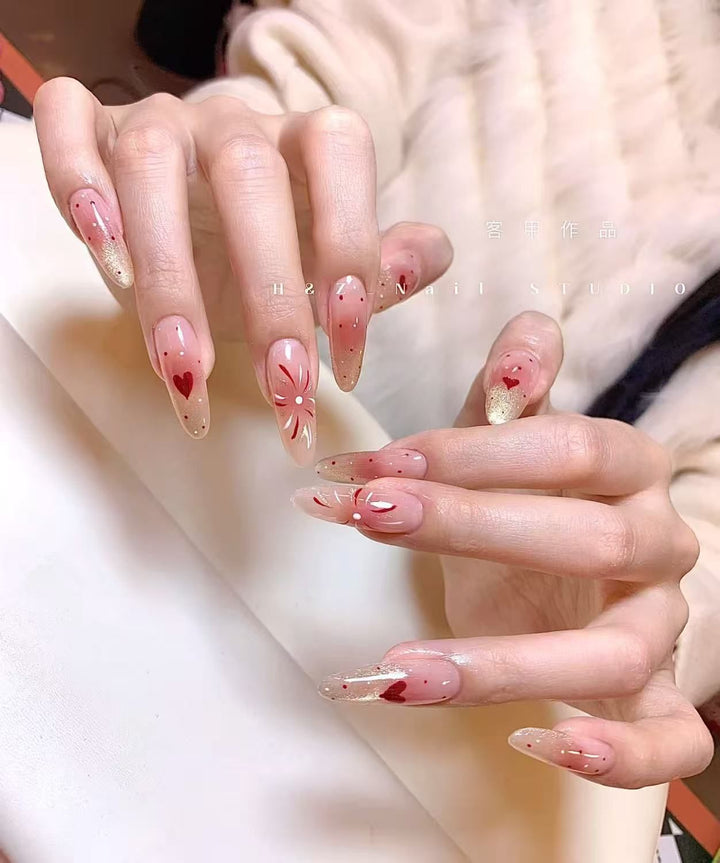 Stylish Bow-Embellished Press-On Nails Bowlift
