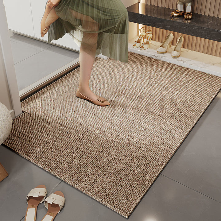 Elegant Woven Entryway Mat Bowlift