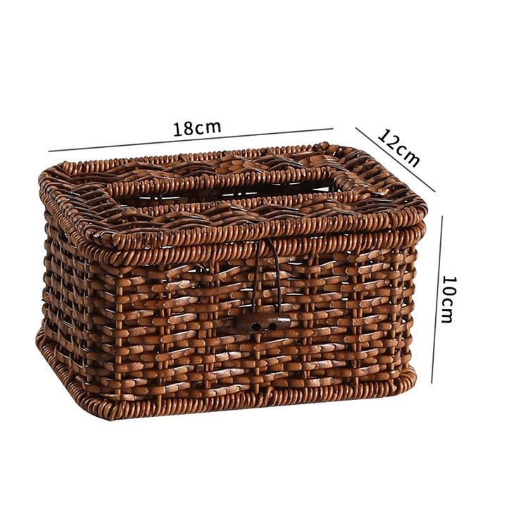 Handcrafted Wicker Storage Box Bowlift