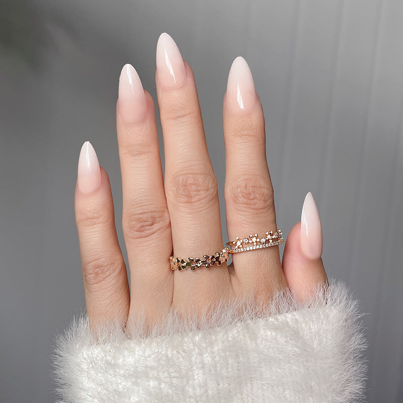 Elegant Stiletto Press-On Nails Bowlift