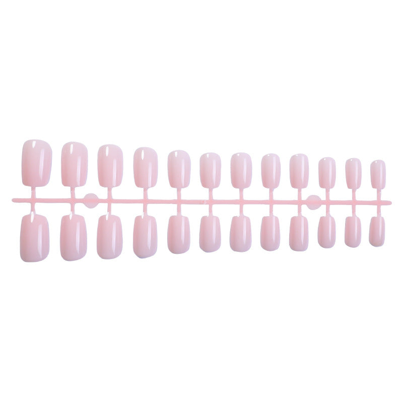 Artificial nail set with delicate and transparent finish Bowlift