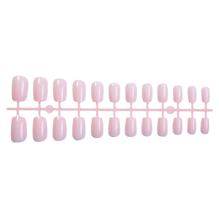 Artificial nail set with delicate and transparent finish Bowlift