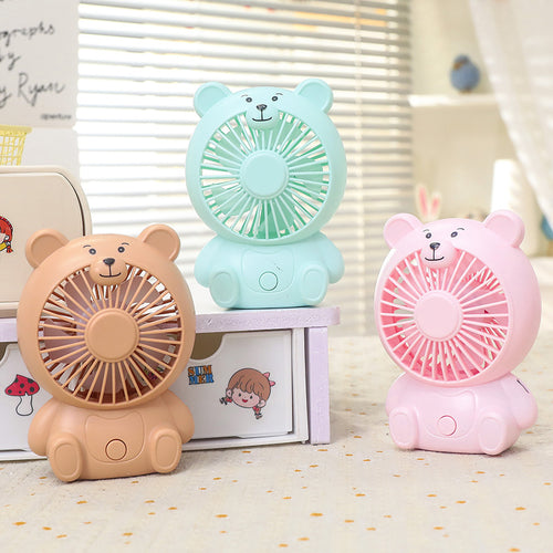 Ladies USB table fan in bear design Bowlift