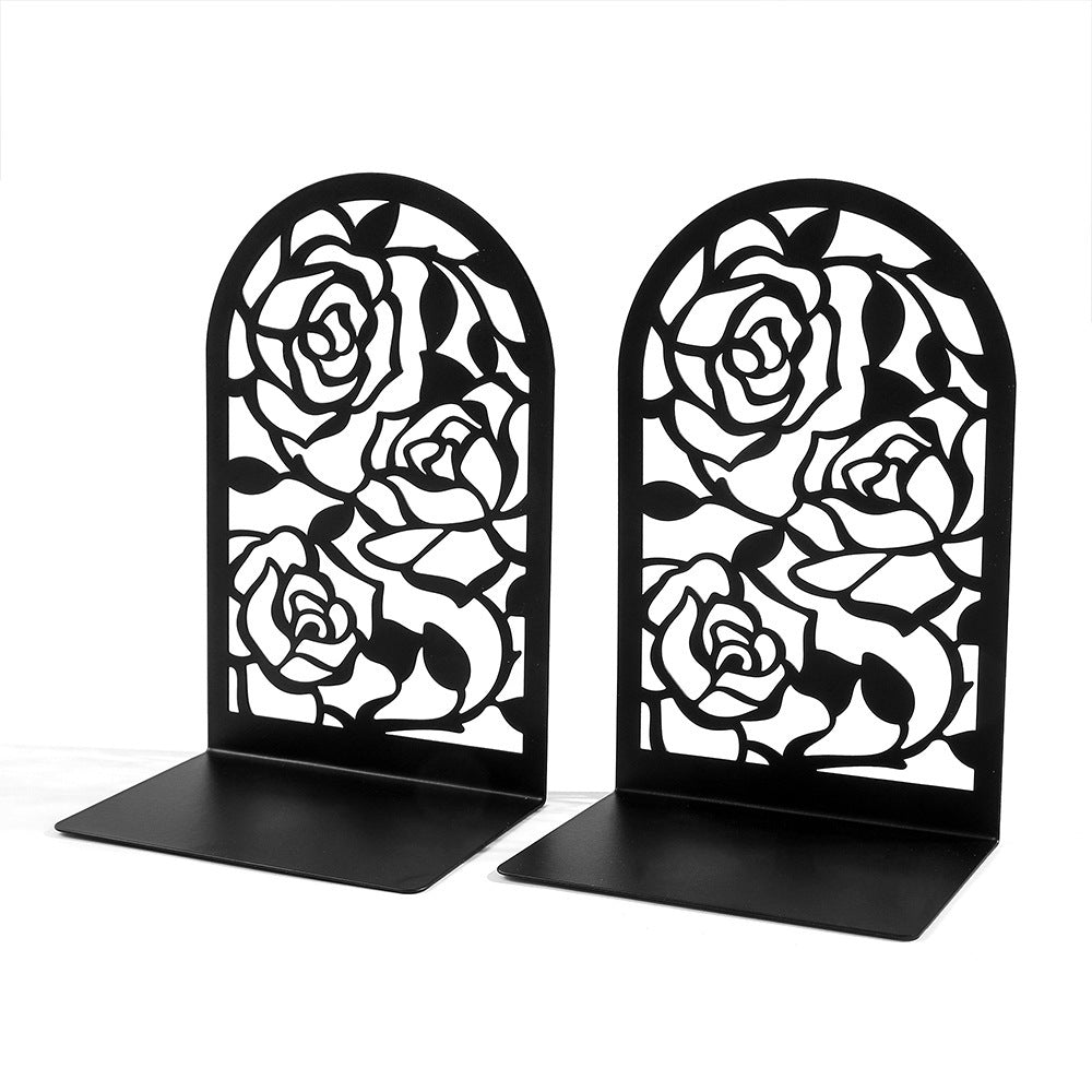Artistic Floral Bookend Set