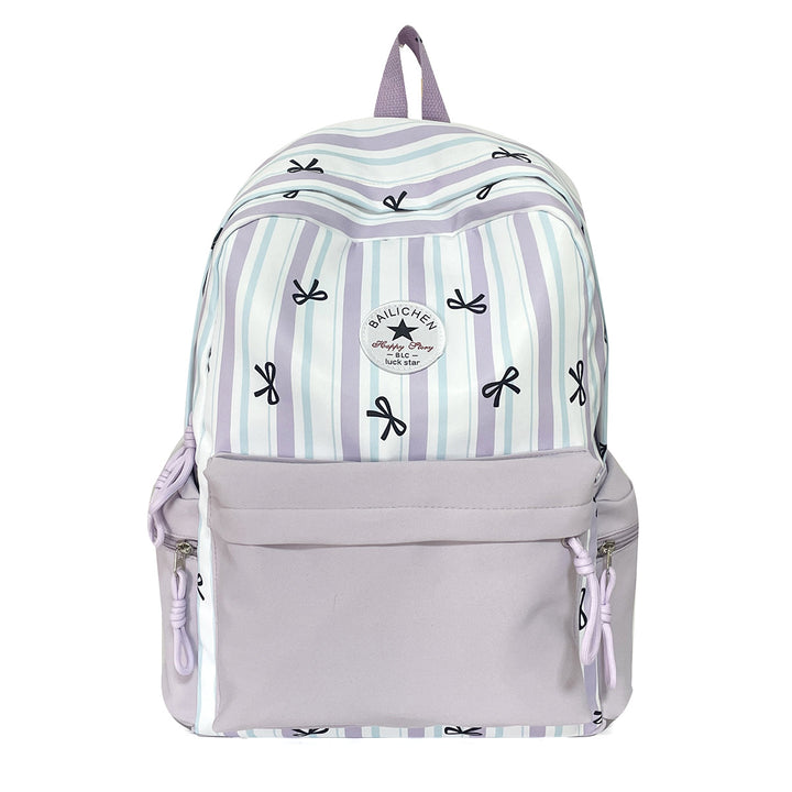 Modern Striped Backpack