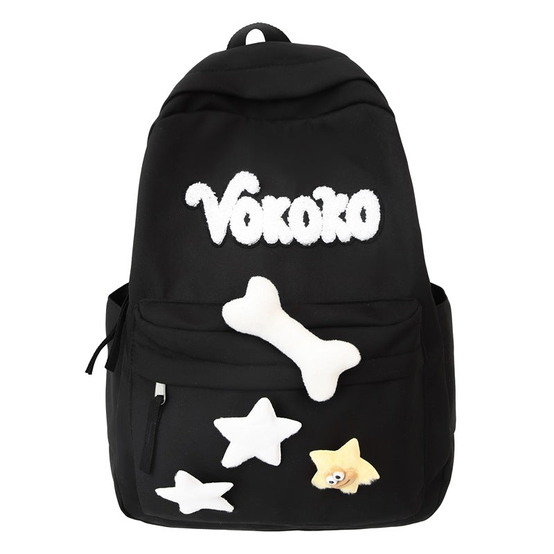 Animal-Themed Plush School Backpack Bowlift