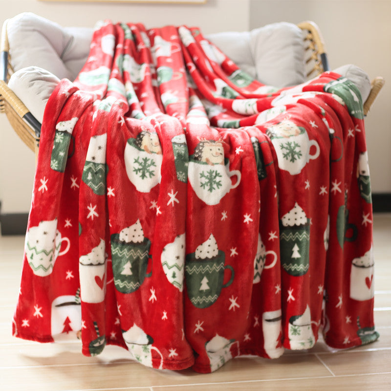 Cozy Unicorn-Themed Fleece Hoodie Blanket