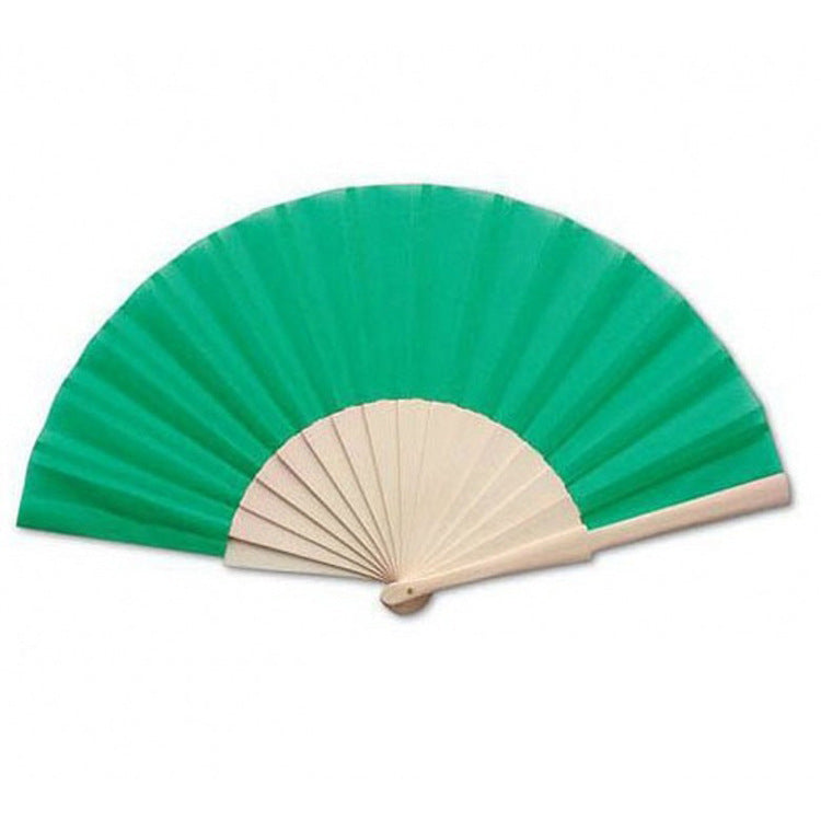 Ladies folding hand fan made of airy material with intricate folds Bowlift