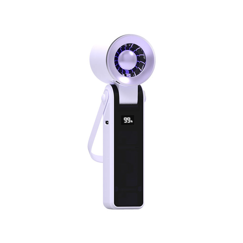 Unisex Handy USB Table Fan with LCD Display Bowlift