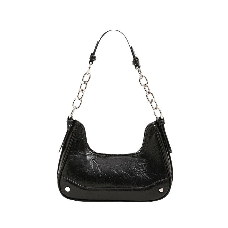 Chic Metallic Shoulder Bag Bowlift