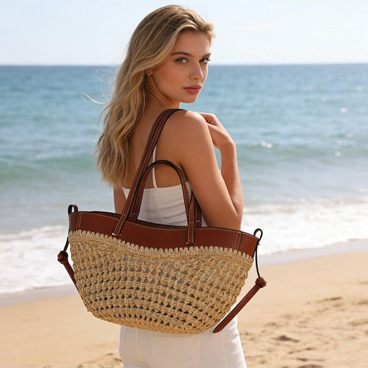 Handmade straw bag Bowlift