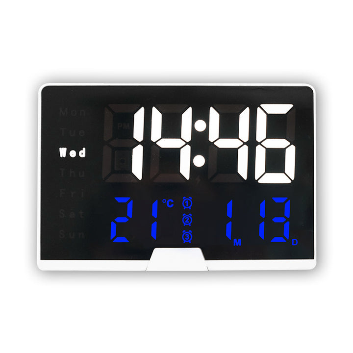 Digital Multifunction Alarm Clock with Temperature and Date Display Bowlift