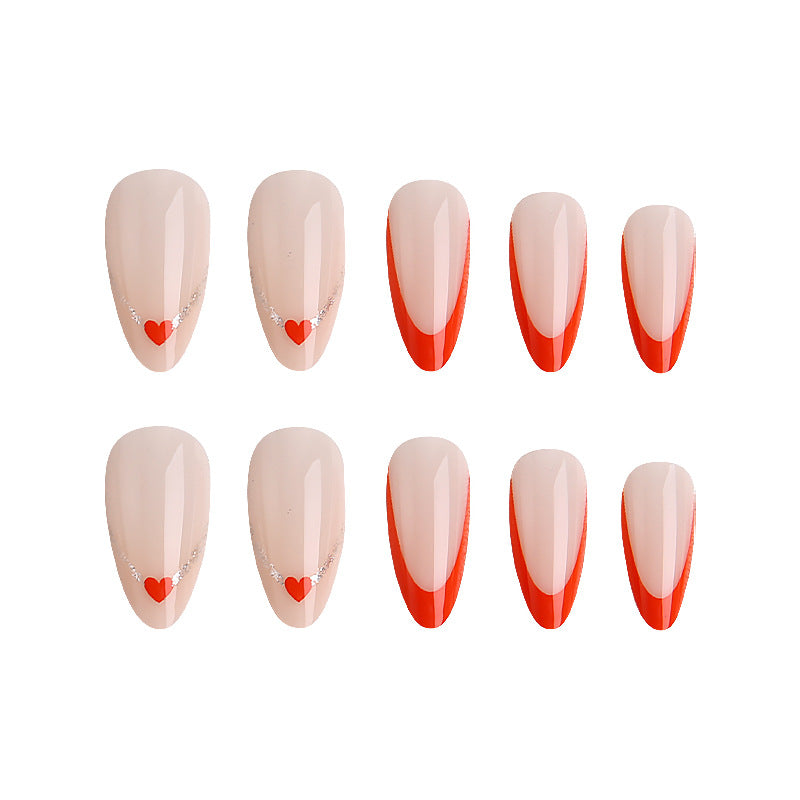 Artificial nails in modern heart design Bowlift