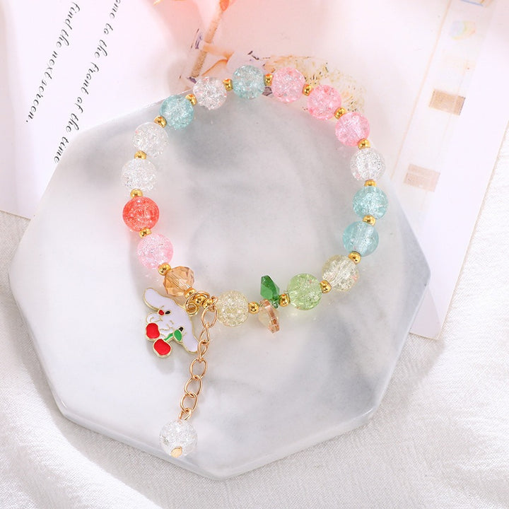 Playful bracelet with colorful glass beads Bowlift