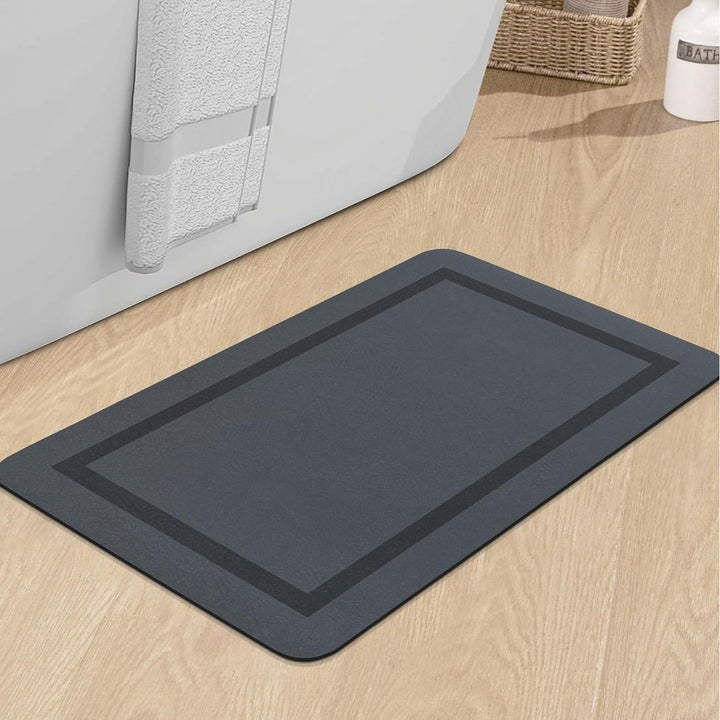 Soft Textured Bath Rug Bowlift