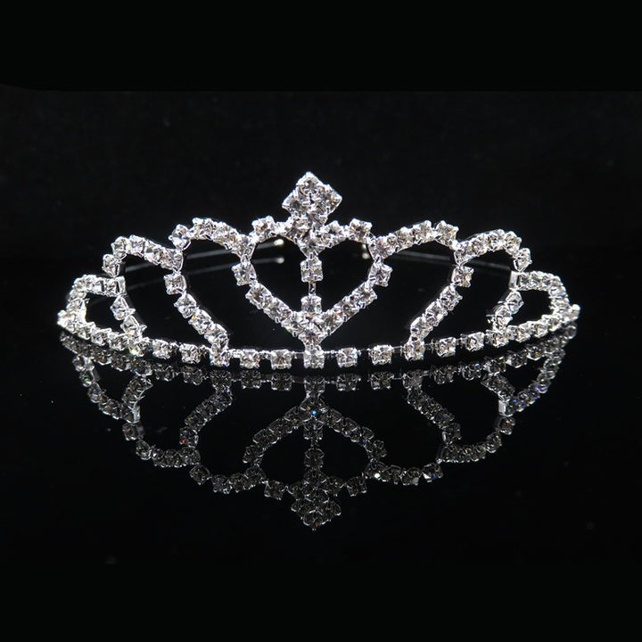 Ladies Crystal Embellished Tiara Bowlift
