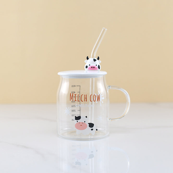 Women's funny and creative drinking cup with animal lid Bowlift
