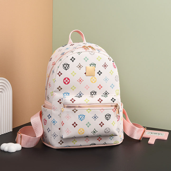 Stylish Patterned School Backpack