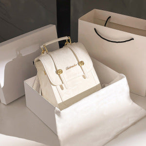 Vintage-Inspired Structured Mini Backpack Bowlift