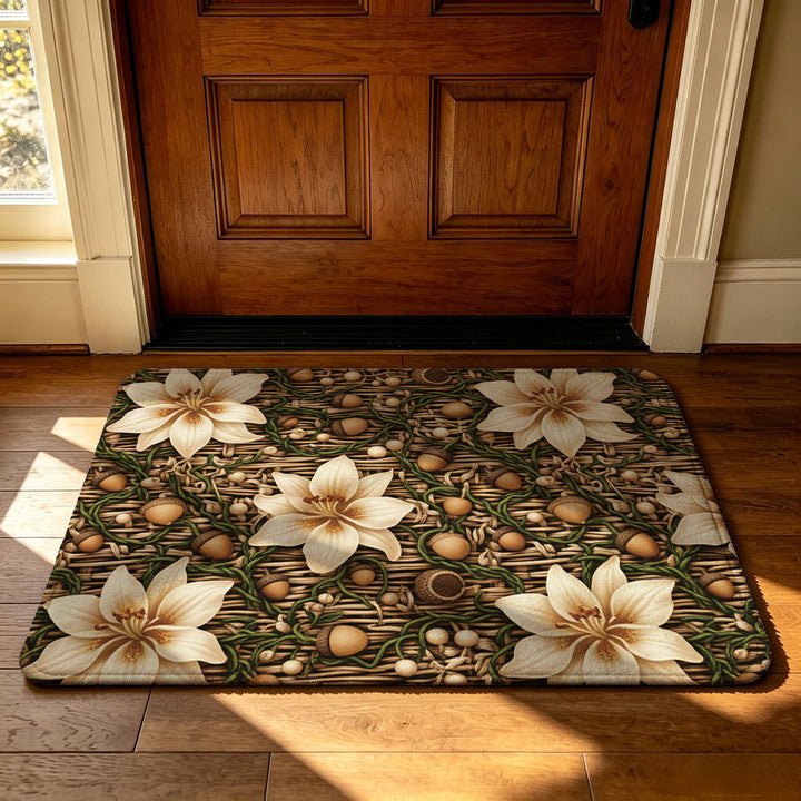 Decorative Football-Themed Area Mat
