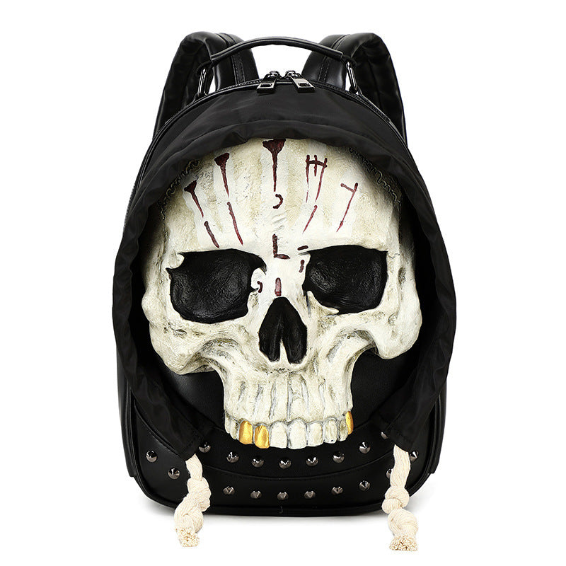 Creative backpack with skull design Bowlift