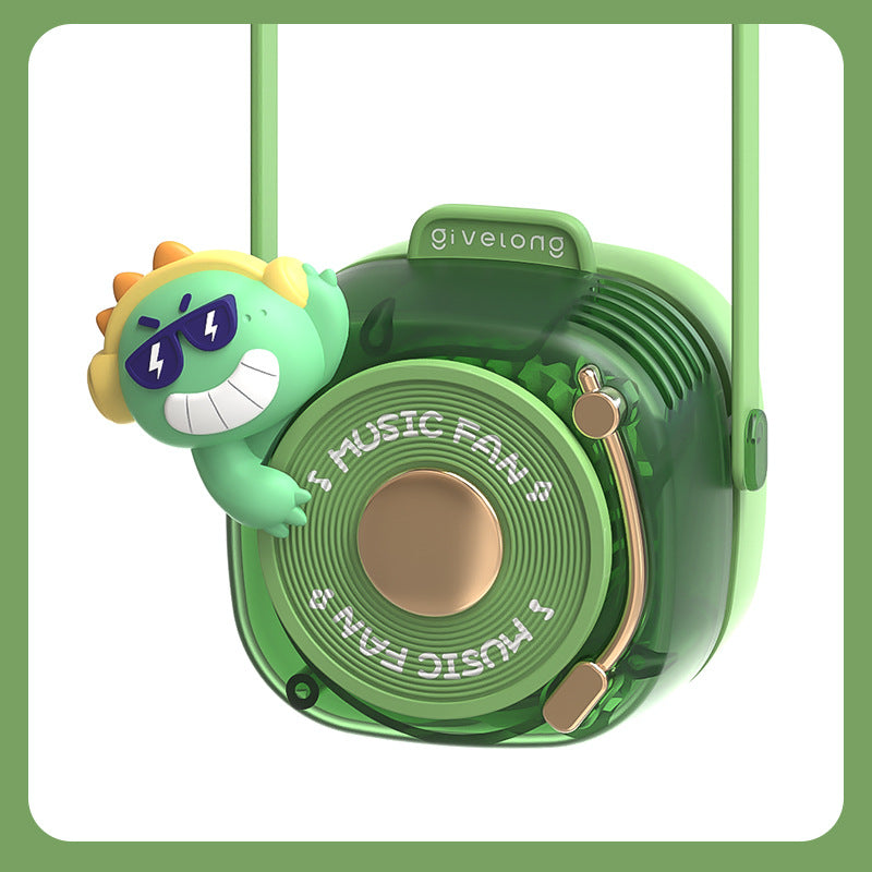 Unisex Portable Mini Fan with Animal Motif Bowlift