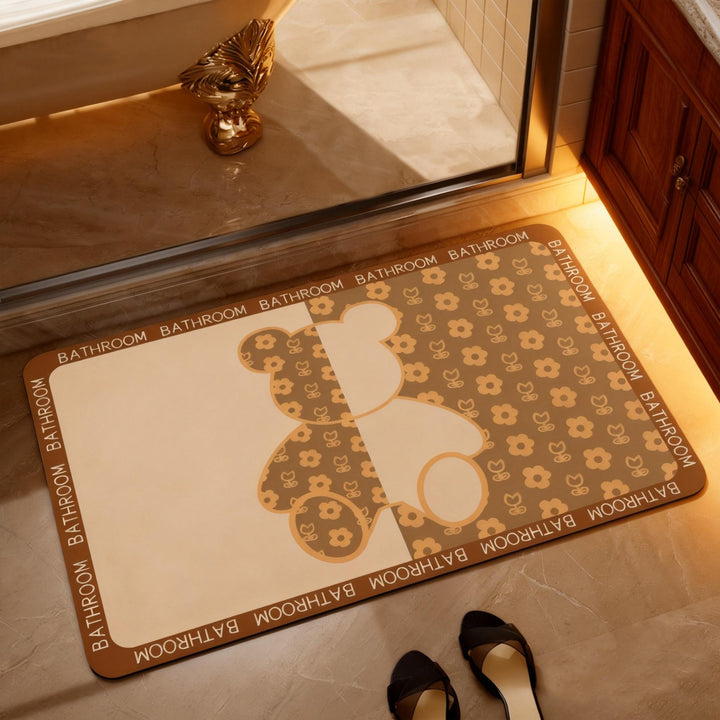 Cute Cartoon Character Bath Mat Bowlift