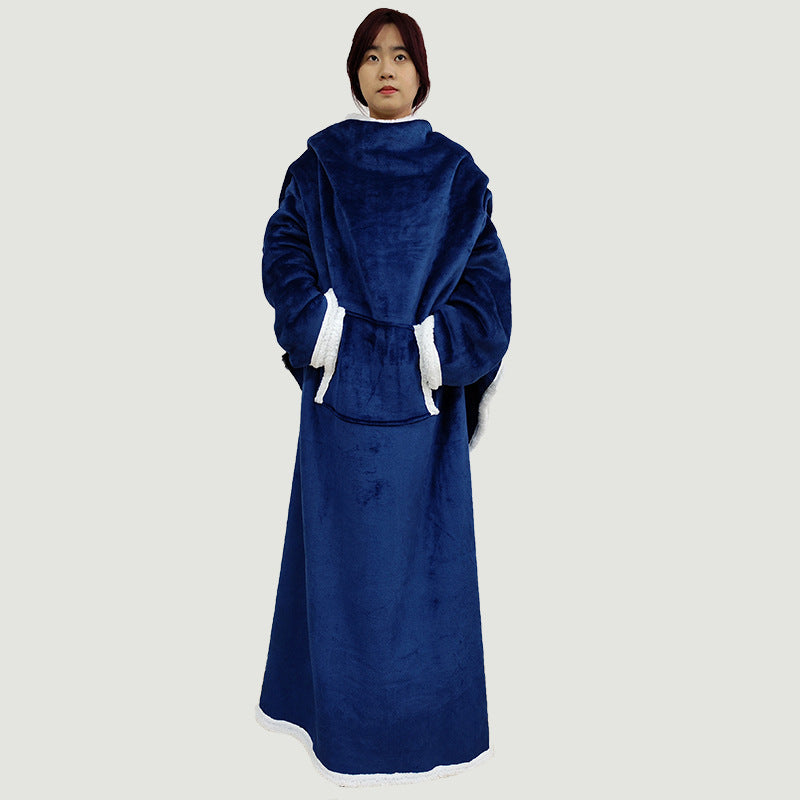 Ladies Cozy Oversized Poncho Blanket Bowlift