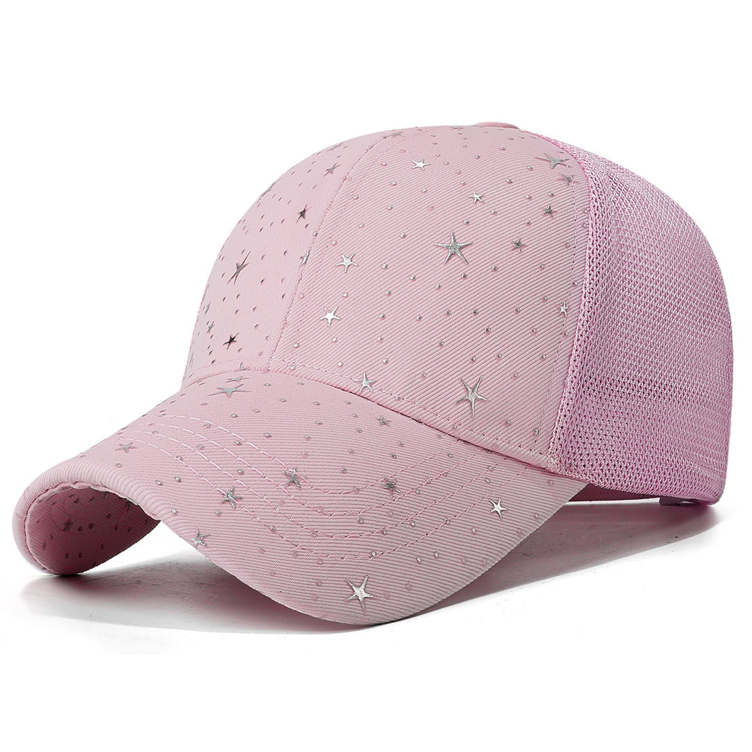 Women's Star-Embellished Activewear Cap Bowlift