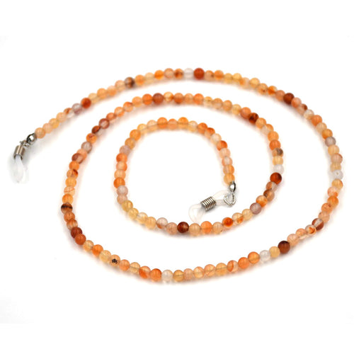 Gemstone Beaded Eyewear Retainer Chain Bowlift