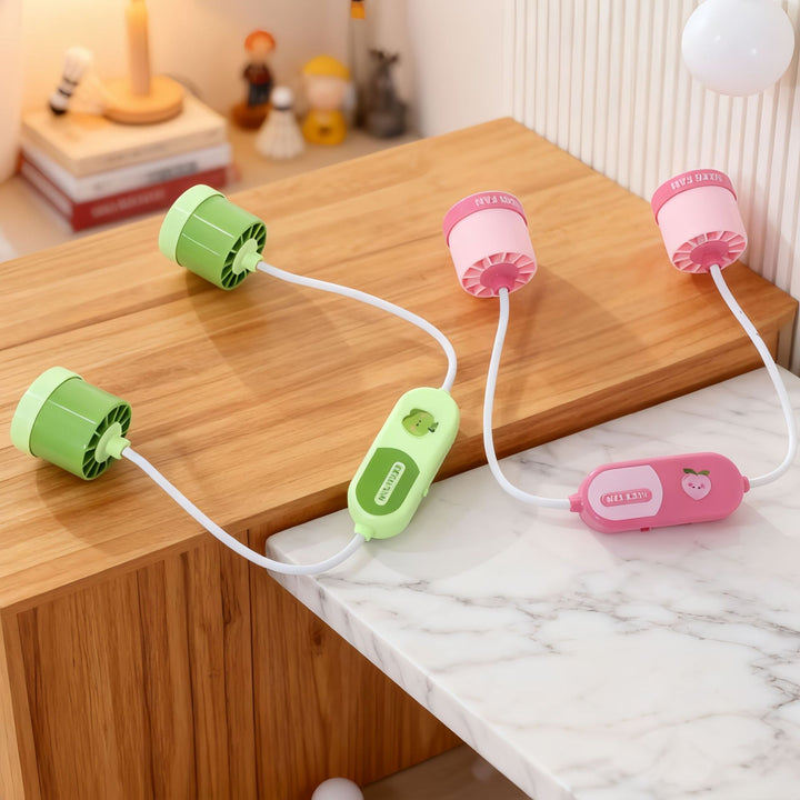 Women Portable Neck Fan with Flexible Design and Powerful Air Circulation Bowlift